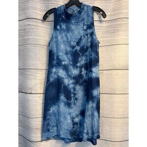 Peach Love California Tie-Dye Sleeveless Dress S